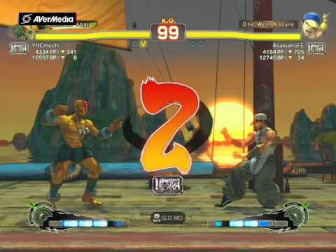 Ultra street fighter IV Dhalsim(YHCmochi) vs Yun(AsajumoFE)