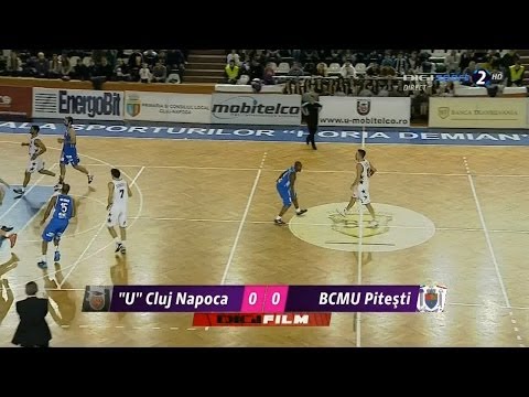 "U" BT Mobitelco Cluj vs BCM U Pitesti 12.01.2014 Full Game