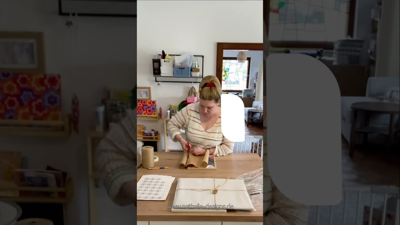 ✨ Meine erste Bestellung! So liebevoll verpacke ich eure Bestellungen | Nathalie-Designs