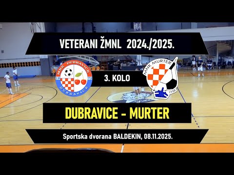 VETERANI ŽMNL: DUBRAVICE - MURTER  3:0, 08.11.2025.