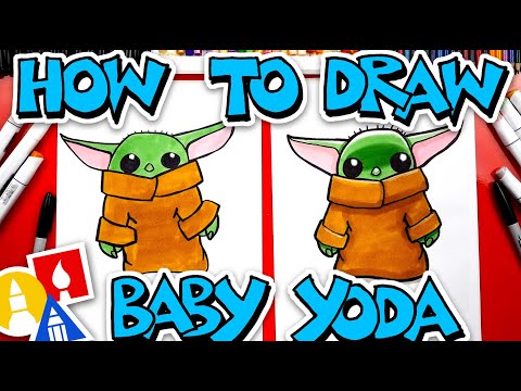 How To Draw Baby Yoda From The Mandalorian