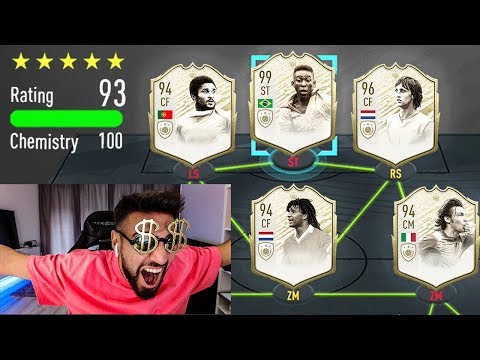 OMG 193 RATED!! PRIME ICON MOMENTS 193 RATED FUT DRAFT CHALLENGE FIFA 20 🔥🔥