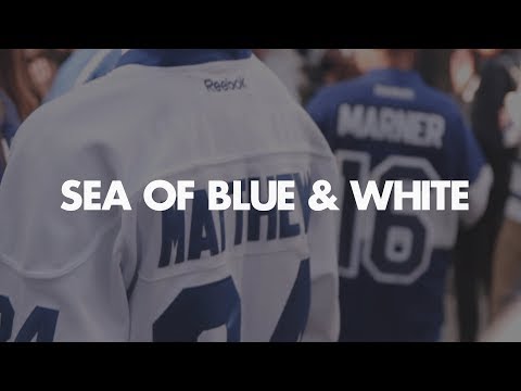 Sea of Blue & White / Maple Leaf Square Tailgate Vlog