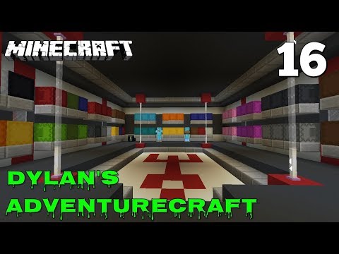 Dylan's AdventureCraft - Episode 16 | Shulker Box Storage System / Room [Minecraft 1.12]
