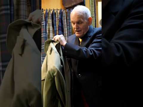 David Saxby talks about rain coats ✨ #subscribe #fashion #mensfashion #burberry #style