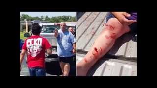 Ex cop beats women bloody with flashligt in Oklahoma  parkinglot!