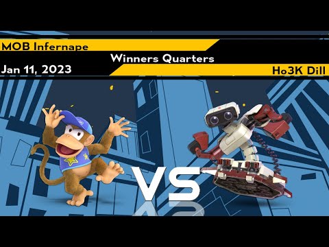 Xeno275 W.Quarters - Infernape (Diddy Kong) Vs. Dill (ROB) - SSBU Ultimate Tournament