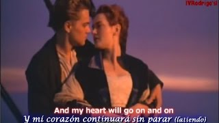Download lagu Celine Dion - My heart will go on [Lyrics y Subtitulos en Español] mp3