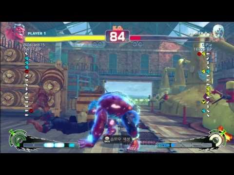 SSF4 Rank Match  Wilcat815 (HK)  vs  GiPie (EF)