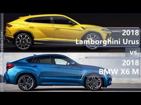 2018 Lamborghini Urus vs 2018 BMW X6 M (technical comparison)
