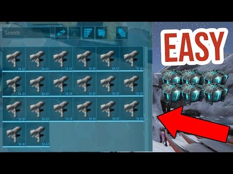 EASILY FARM HEAVY TURRETS!!! 20+ HEAVIES EASY!! ARK Official Small Tribes PvP Ep. 10