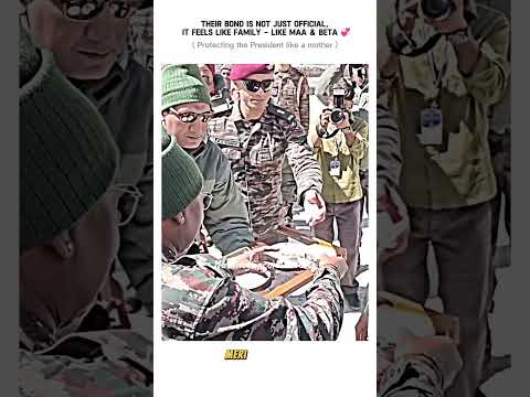 like a MOTHER and SON🥰 #adc #shorts #army #bonding #president #rishabhsingh #parasf #viralshorts