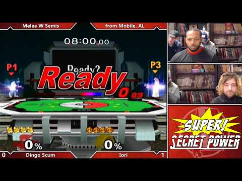 Super Secret Power: Melee Singles WS - Dingo (Falco, Fox) vs. Iori (Peach)