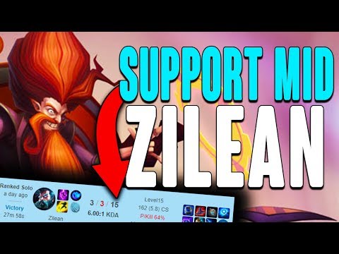 MID LANE ZILEAN SUPPORT IS BUSTED! | I mean I did okay but it has a high win rate or something