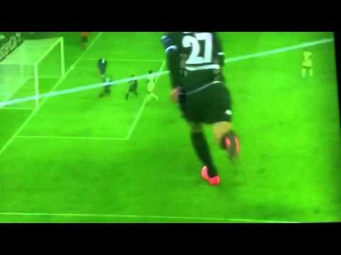CHL GLADBACH - MAN CITY 1-0 GOAL STINDLI 30.9.15