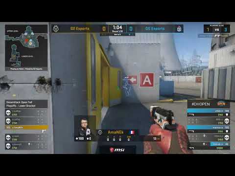 OG.Aleksib 4 kills with Dual Berettas vs G2 Esports | DH OPEN FALL