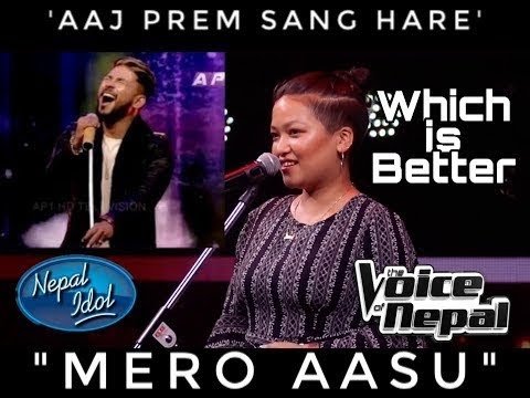Mero Aasu || Bikram Baral vs Yankee Yolmo || The voice of nepal vs Nepal idol 2019