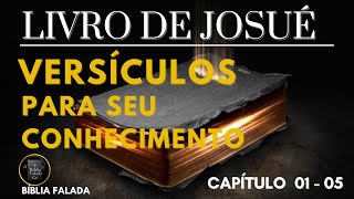 Versculos Bblicos Para Seu Conhecimento LIVRO DE JOSU 1 AO 5  BBLIA FALADA A F Vem Pelo Ouvir