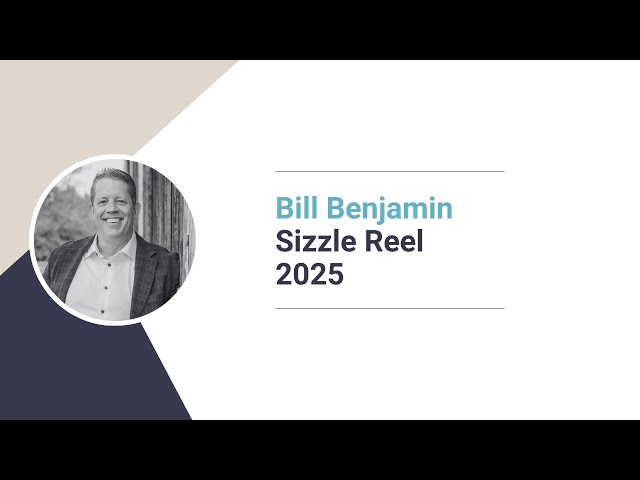 Bill Benjamin: Sizzle Reel 2025