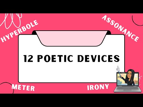 Poetry | Poetic techniques | Literary devices| English Poem Writing | Learn with examples