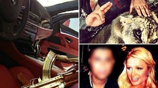 Rich Kids of Cartel: Mexico drug lord El Chapo's children shows wealth with Pet Lions,Cars & Guns