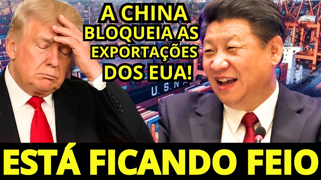 CHOQUE TOTAL: China FECHA portos dos EUA — US$10 bilhões em cargas BLOQUEADAS. Inacreditável!