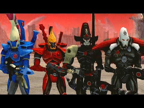 ULTIMATE MOD WARHAMMER 40,000: Eldar Craftworld vs Chaos! - Men of War: Assault Squad 2