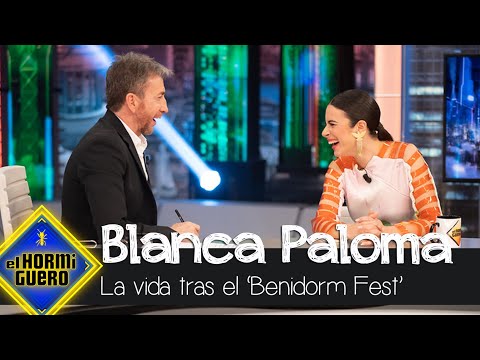 La vida a Blanca Paloma a lo Rosalía tras ganar el Benidorm Fest: Yo soy la bicimami - El Hormiguero