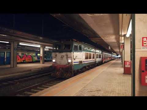 Intercity notte 1958 per Roma Termini in partenza da Palermo C. Le.