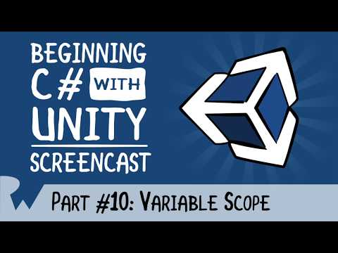 Variable Scope Beginning C with Unity raywenderlich com