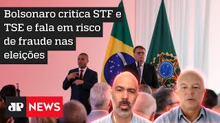 Motta e Schelp analisam reunião de Bolsonaro com embaixadores