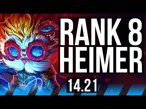 HEIMERDINGER vs KASSADIN (MID) | Rank 8 Heimer, 700+ games | EUW Grandmaster | 14.21