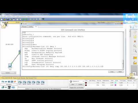 Block PING via Extended ACL (Access Control List) in Routers