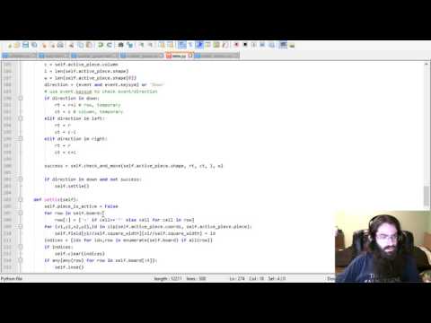 Lets Code Python Tetris Part 10