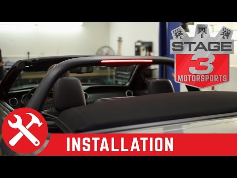 2005-2014 Mustang Convertible CDC Light Bar Install