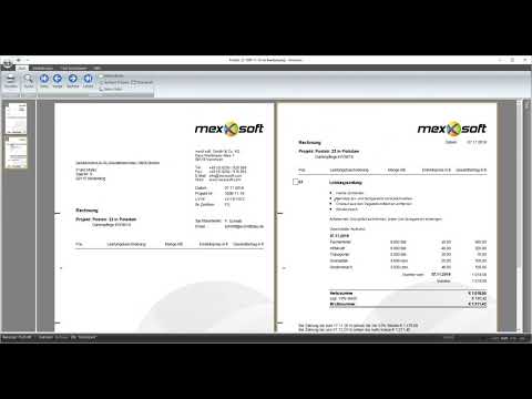 mexXsoft X1.1 - Film 11: Folgeaufträge und Stundenlohnarbeiten