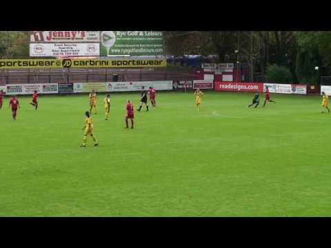 Aldershot v Wimbledon - Laura goal 1