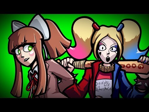 Monika vs Harley Quinn Behind the Scenes