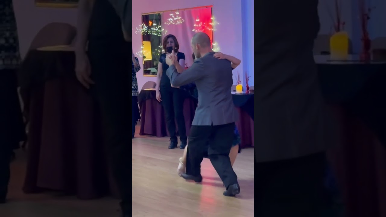 Guillermina Quiroga & Mariano Logiudice: Tango lesson: Navigation, cunita, change of direction 11/24