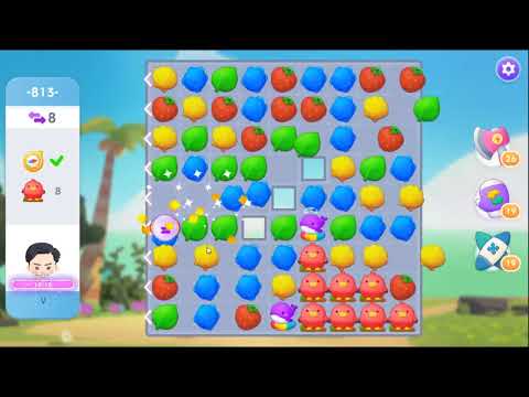 BTS Island: In the SEOM Level 813 - NO BOOSTERS GAMEPLAY 🎵 | SKILLGAMING ✔️