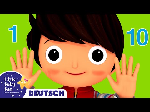 Zehn kleine Finger | Kinderlieder | Little Baby Bum Deutsch | Cartoons für Kinder