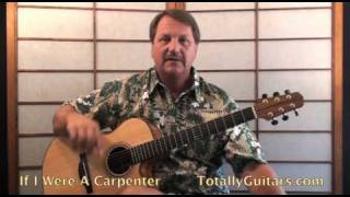 Tim Hardin - If I Were A Carpenter Acoustic Guitar lesson