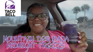 SLAYTEMBER DAY 17: TACO BELL MOUNTAIN DEW BAJA MIDNIGHT FREEZE REVIEW #THEREVIEWQUEEN #SLAYTEMBER