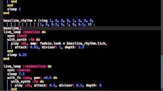 Video thumbnail for Live coding dub techno in Sonic Pi by Jindřich Mynarz