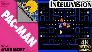 Pac-man Intellivision 4k Gameplay