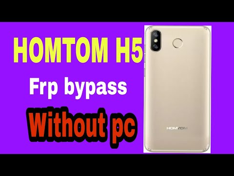 HOMTOM H5 Chaina Mobile all model one type frp by pass without pc