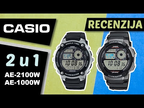 VYRIŠKAS LAIKRODIS CASIO AE-1000W 1AV (zd073a) - WORLD TIME video