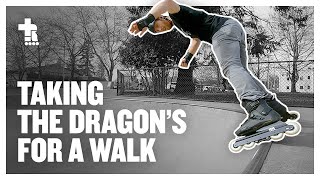 Revisiting the NN Skate Dragon Frames with Monkey Blocks | Big Wheel Inline Skating