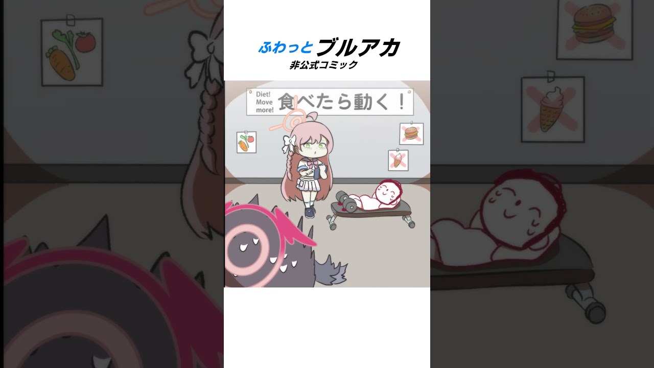 えっちなのはダメ！【ふわっとブルアカ】