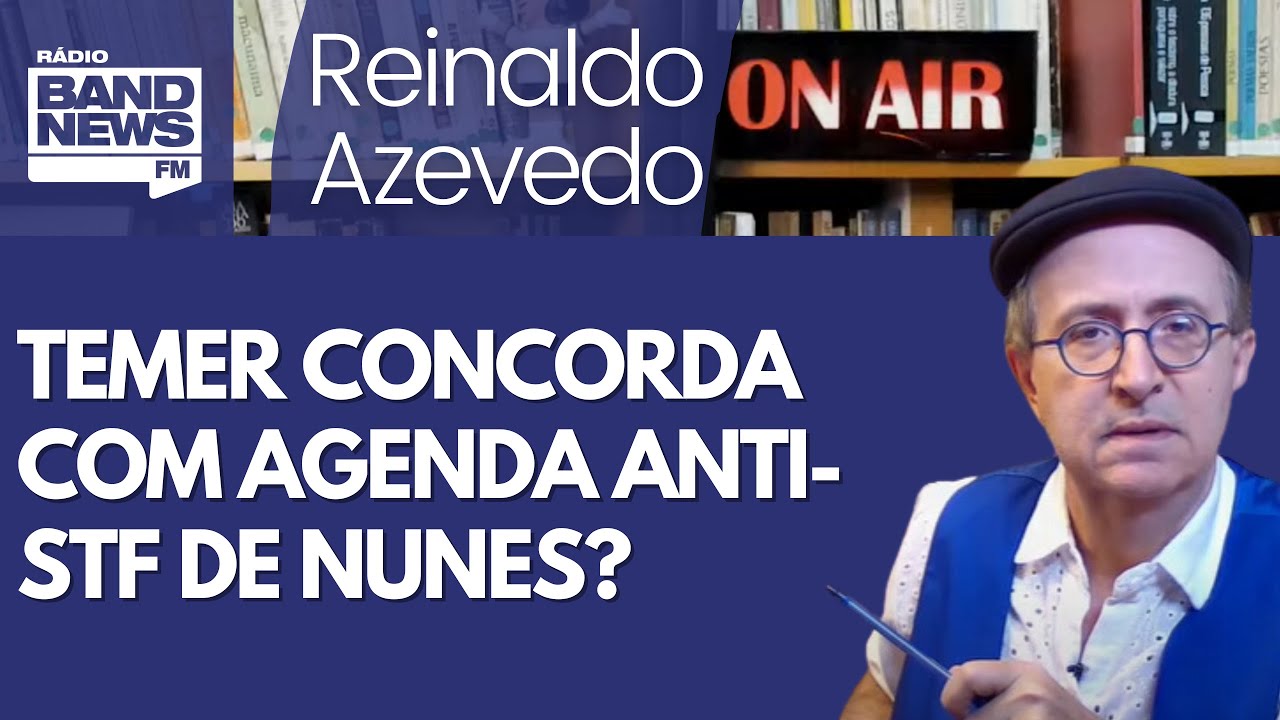Reinaldo: Nunes adere à agenda anti-STF de Bolsonaro e fala besteira sobre CPI do Supremo